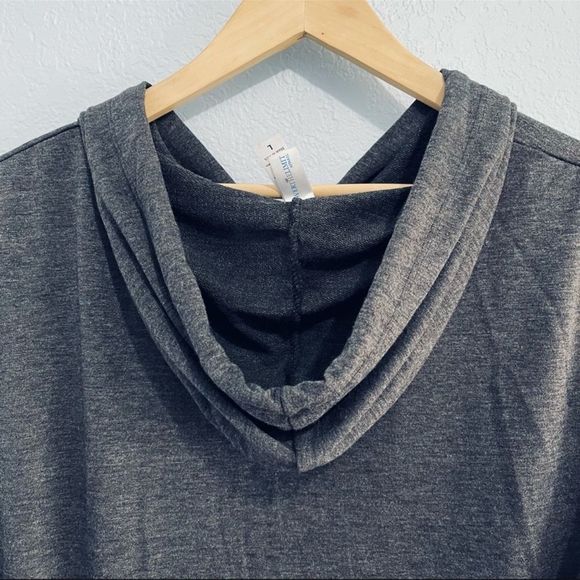 NWOT Over the Limit Sleeveless Hoodie Charcoal Gray Mens L - Picture 8 of 15